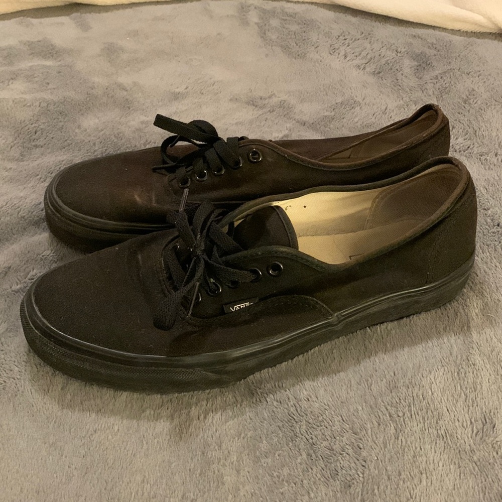 Black Vans Authentic Shoes